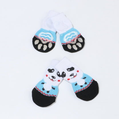 Pet Knit Skid Warm Love Cotton Socks – Comfortable & Cozy