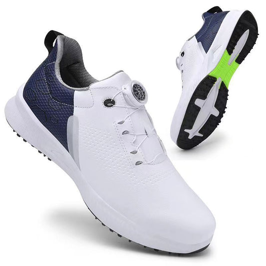 Rotating Buckle Golf Shoes with Removable Spikes Comfort