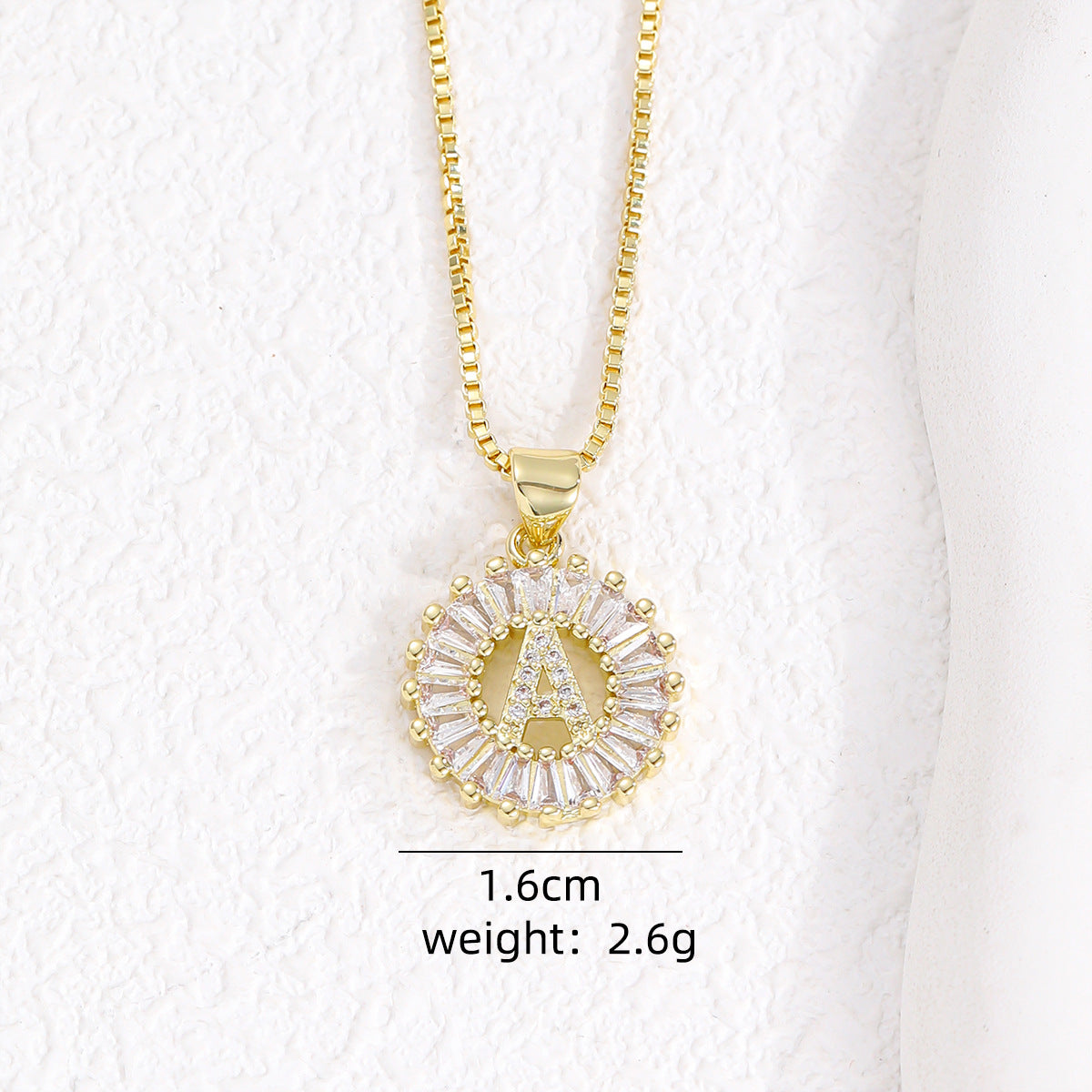 26 English Letter Necklace for Women