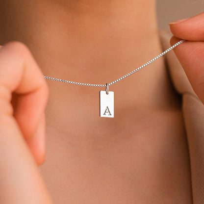 26 Letter Gold Ladies Necklace