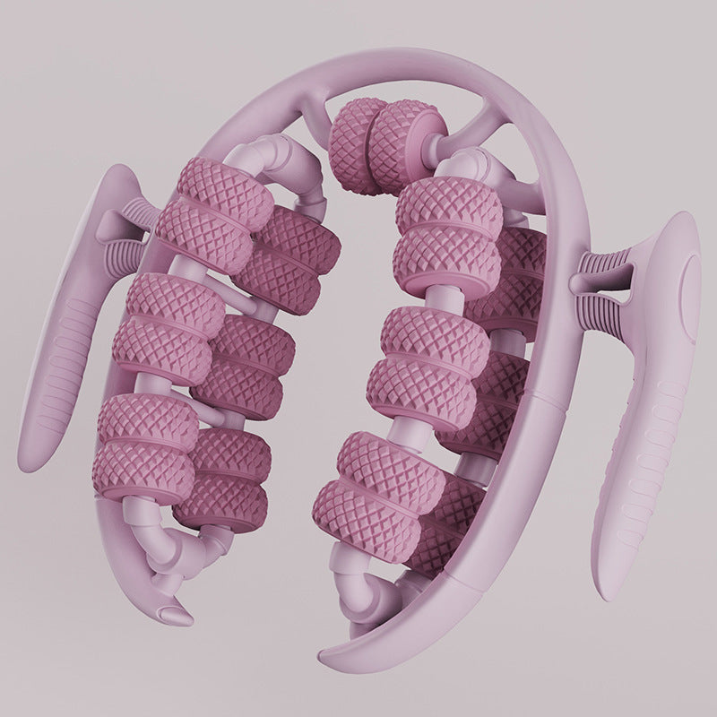 26-Wheel Leg Massager Yoga Roller
