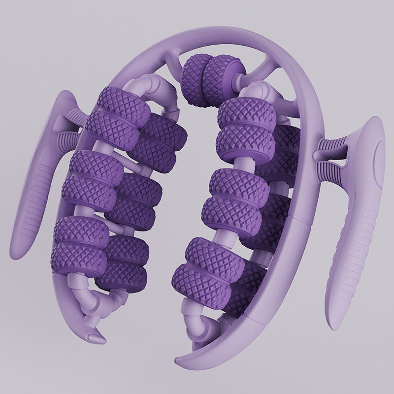 26-Wheel Leg Massager Yoga Roller