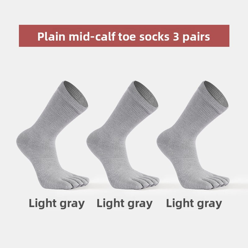 Women's Merino Wool Five-Toe Sports Socks Warm Daily Wear