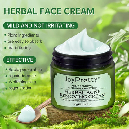 Herbal Acne Face Cream for Blemish and Scar Care Daily Use