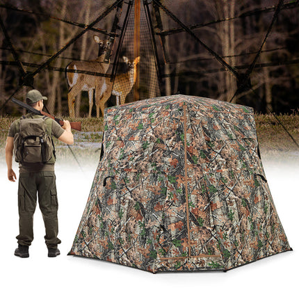 360° See-Through Ground Hunting Blind Full Coverage & Stealth