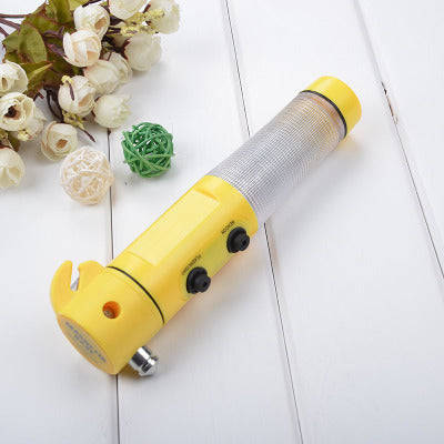 Car Auto LED Torch Flashlight Emergency Safety Hammer Tool