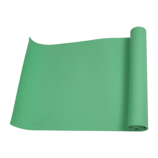 Blue and yellow EVA yoga mat