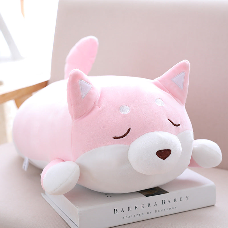 Buy Cute Fat Shiba Inu Dog Plush Toy – Soft Kawaii Cartoon Pillow