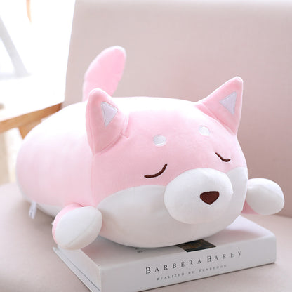 Buy Cute Fat Shiba Inu Dog Plush Toy – Soft Kawaii Cartoon Pillow