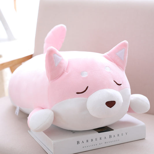 Buy Cute Fat Shiba Inu Dog Plush Toy – Soft Kawaii Cartoon Pillow