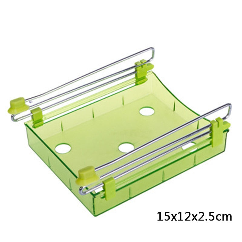 Hanging Plastic Refrigerator Storage Rack Kitchen Organizer