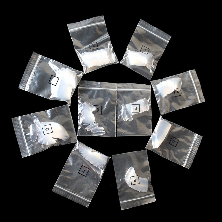 Buy Transparent Natural Fake Nails – 500-Piece Full Nail Set