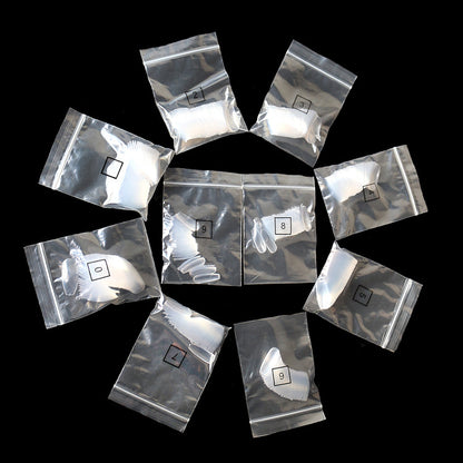 Buy Transparent Natural Fake Nails – 500-Piece Full Nail Set