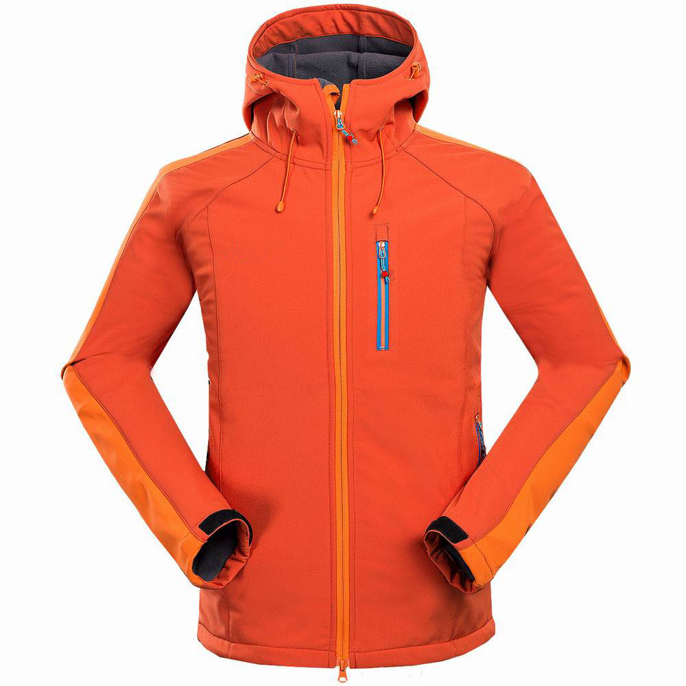 Men’s Soft Shell Jacket – Windproof Outdoor Wear for All-Weather Use