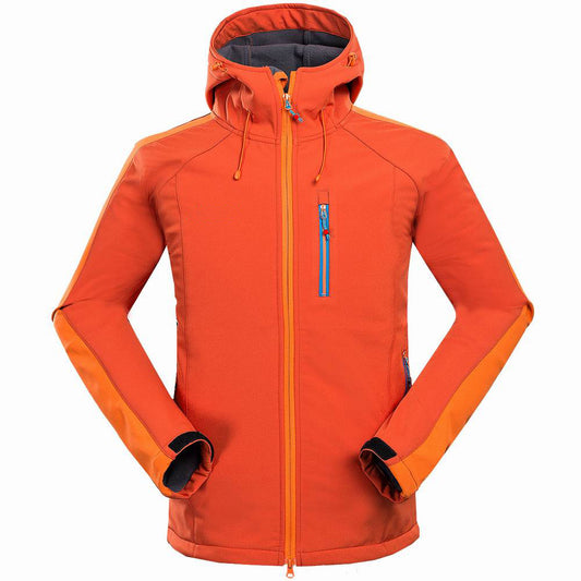 Men’s Soft Shell Jacket – Windproof Outdoor Wear for All-Weather Use