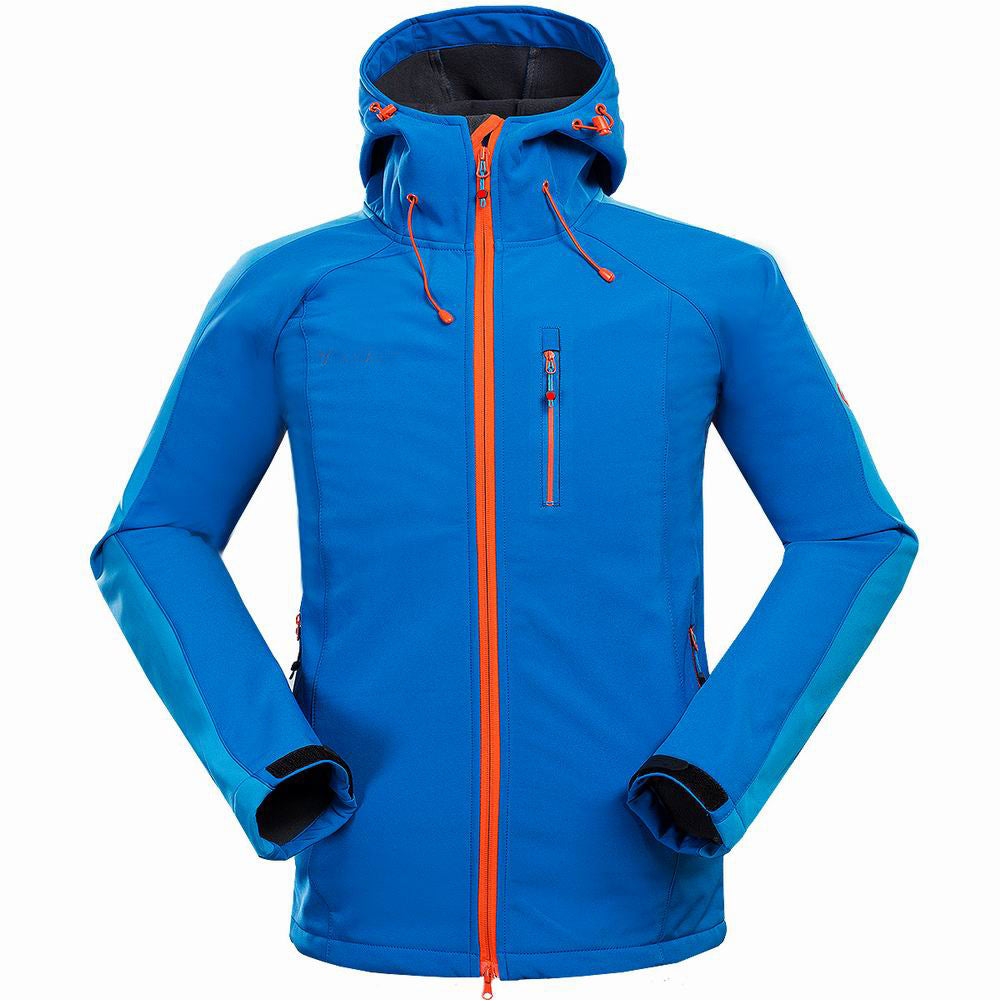 Men’s Soft Shell Jacket – Windproof Outdoor Wear for All-Weather Use