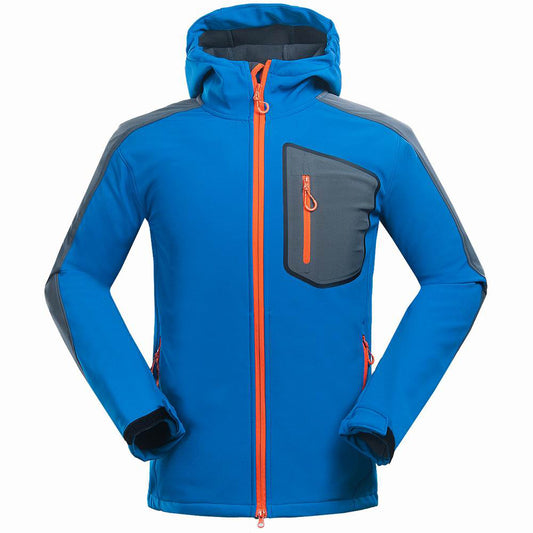 Men's Outdoor Mountaineering And Leisure Sports Clothing Complex Soft Shell Jacket