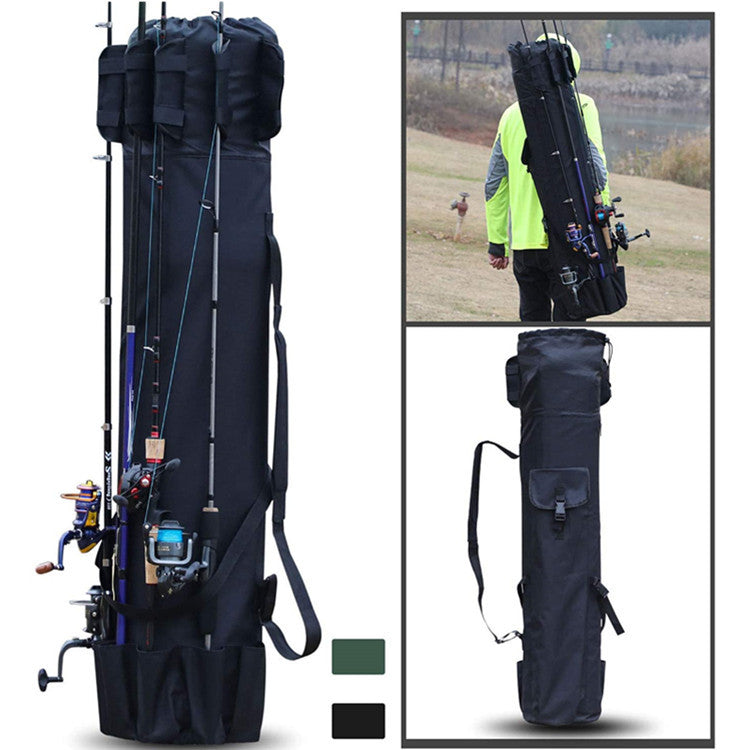 Buy Cylinder Outdoor Fishing Rod Bag Sea Rod Gear Storage Bag