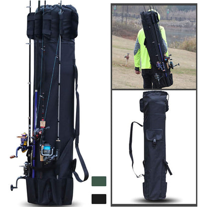 Buy Cylinder Outdoor Fishing Rod Bag Sea Rod Gear Storage Bag