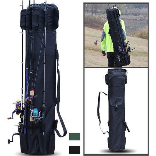 Buy Cylinder Outdoor Fishing Rod Bag Sea Rod Gear Storage Bag