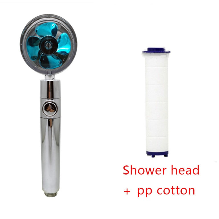 Buy Shower Head Water Saving – 360° Rotating ABS Rain Nozzle
