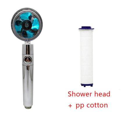 Buy Shower Head Water Saving – 360° Rotating ABS Rain Nozzle