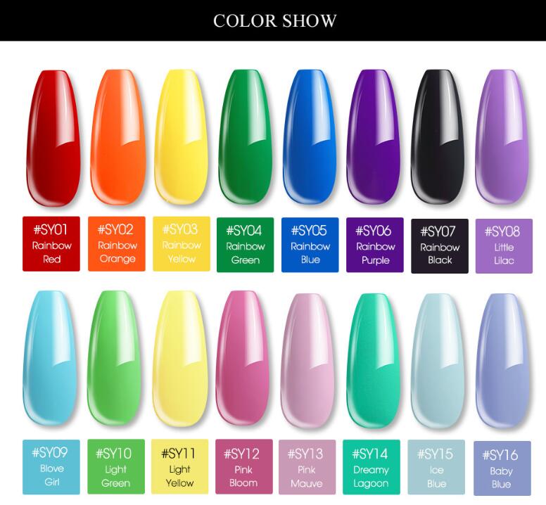 15g Colored Crystal Nail Extension Glue Durable and Strong