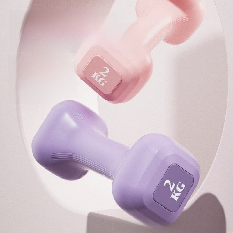 PVC Dumbbells for Women and Beginners Home Fitness Gear Set