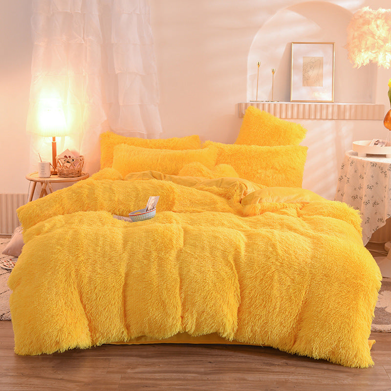 Buy Luxury Fleece Duvet Cover – Thick, Warm & Fluffy Bedding Set