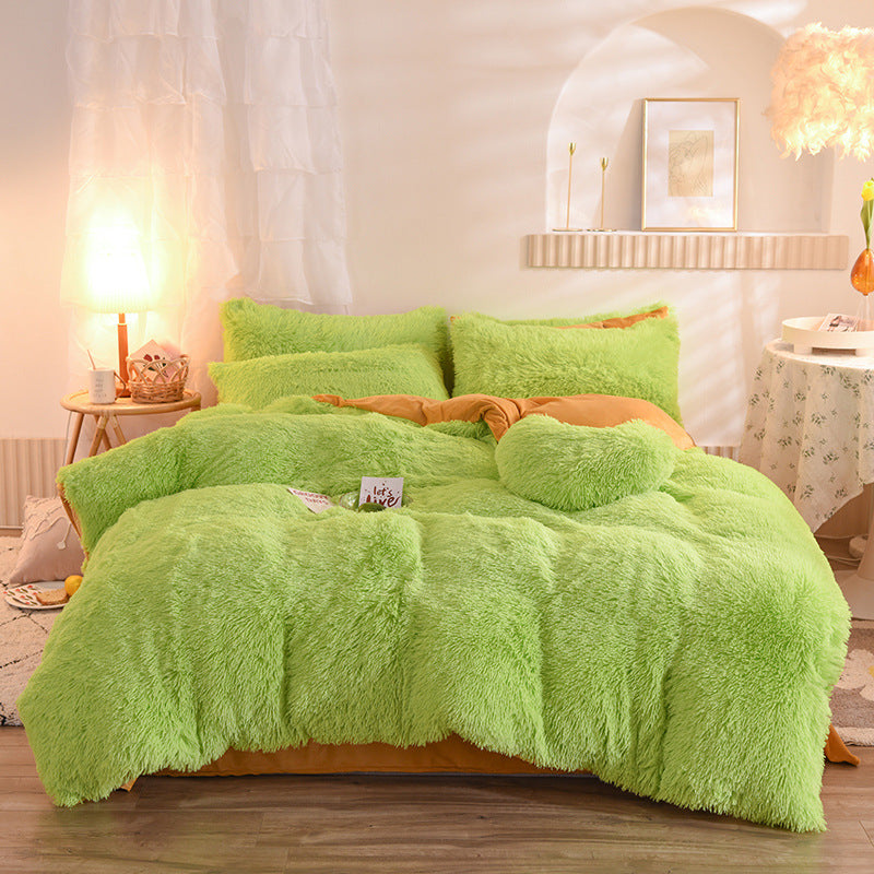 Buy Luxury Fleece Duvet Cover – Thick, Warm & Fluffy Bedding Set