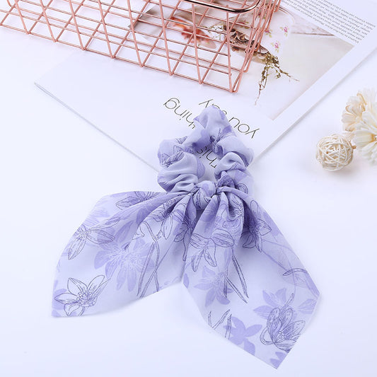 Pearl Pendant Large Hair Band – Knotted Big Bow Hair Rope
