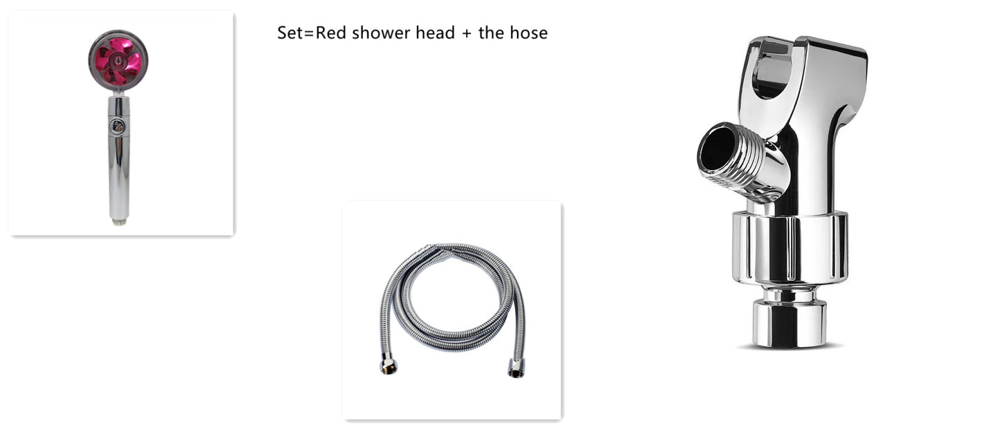 Buy Shower Head Water Saving – 360° Rotating ABS Rain Nozzle