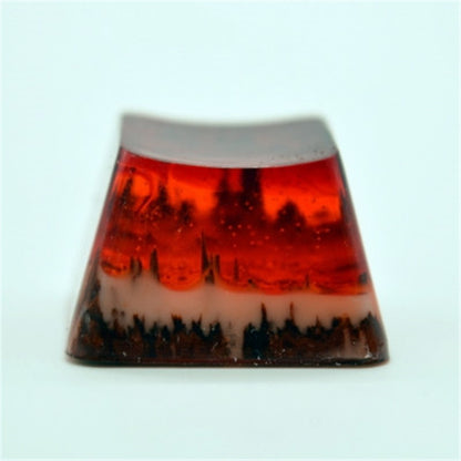 Qianshan Muxue Resin Wood Keycap for Mechanical Keyboard