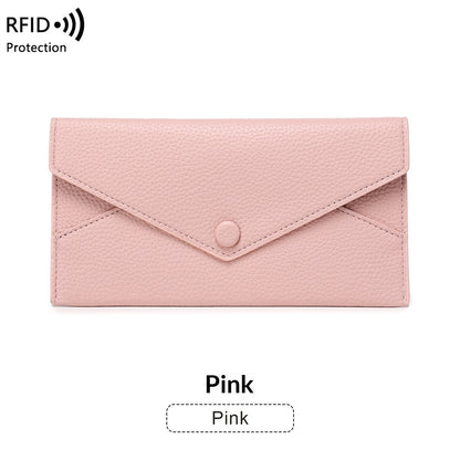 RFID Anti-Theft Women’s Wallet New Stylish Security Wallet