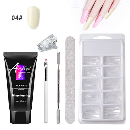 Buy Painless Extension Gel Nail Art – Quick Model Crystal Gel Set