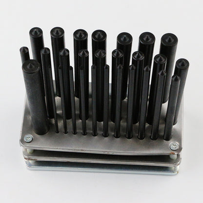 28-Piece Cylindrical Punch