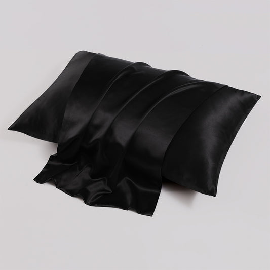 Double-Sided Mulberry Silk Pillowcase with Zipper Bedding U