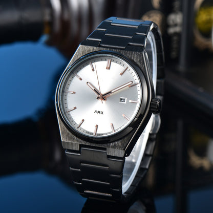 New Simple, Elegant, And Stylish Quartz Mens Watch With Steel Band