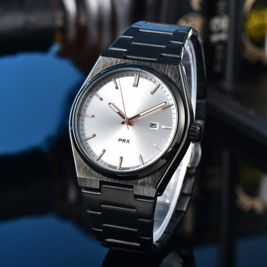 New Simple, Elegant, And Stylish Quartz Mens Watch With Steel Band