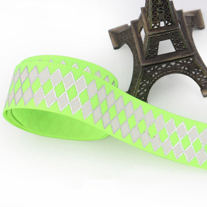 25mm Bronzing Geometric Rib Ribbon – Stylish Craft Ribbon