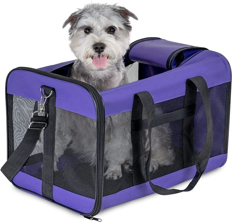 Medium Portable Breathable Dog & Cat Carrier Travel Bag