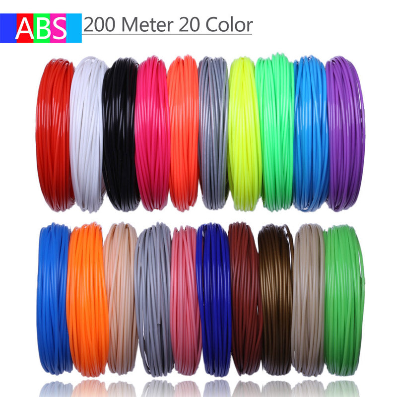 Special ABS Consumables for 3D Printing Pen Refills Pack