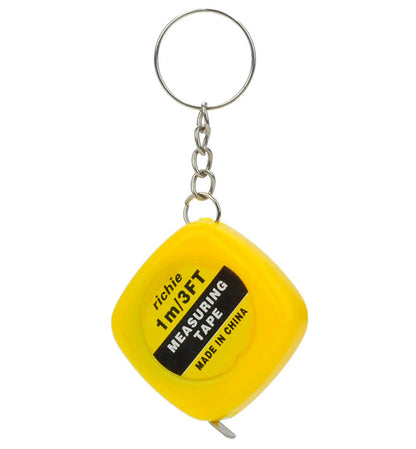 1M Mini Measuring Tape Key Buckle Portable Measure CM Tool