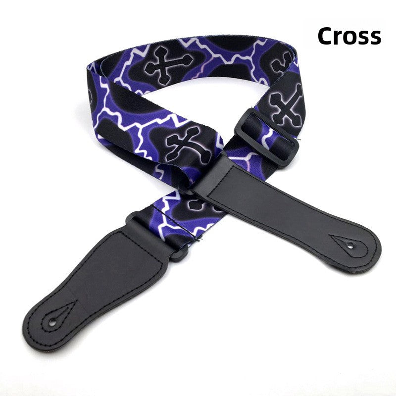 Widened Polyester Guitar Strap