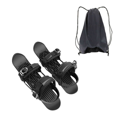 Buy Mini Ski Skates Portable Short Skiboard Adjustable Shoes