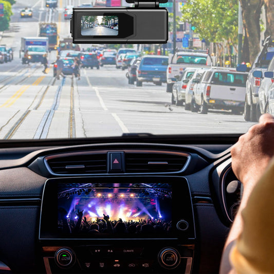 2K HD WiFi Front Dash Cam with Night Vision & Loop Recording globalswanky 02