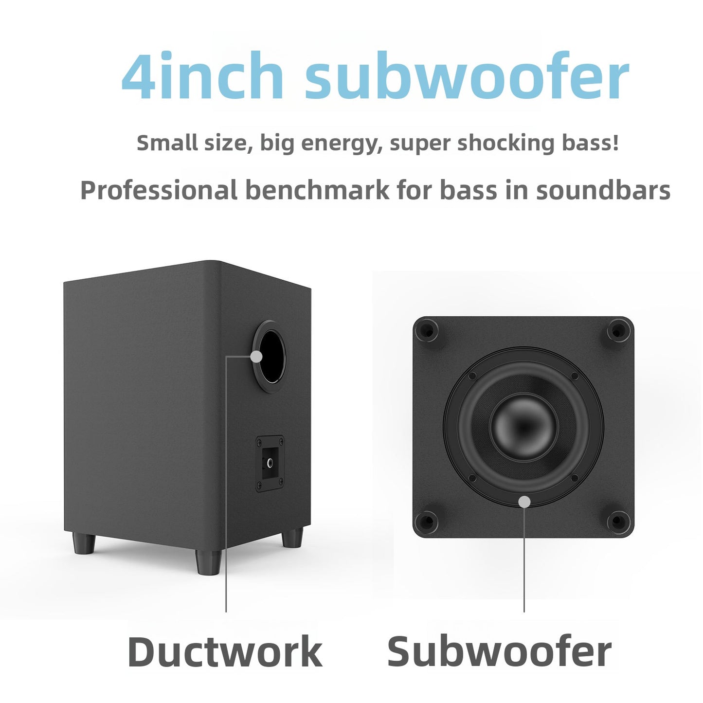 2.1 Channel Bluetooth Speaker with Subwoofer