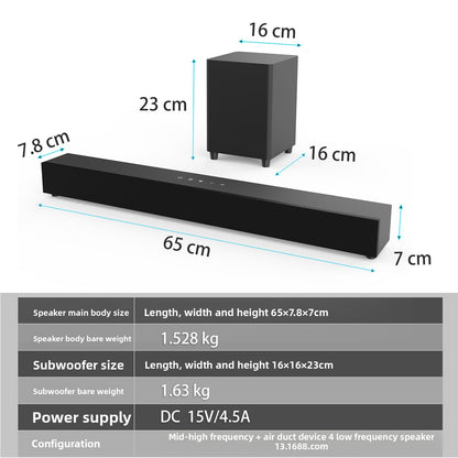 2.1 Channel Bluetooth Speaker with Subwoofer