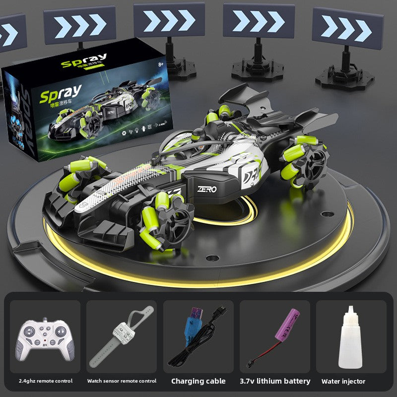 2.4G Remote Control Spray Stunt Drift Racing Toy Car