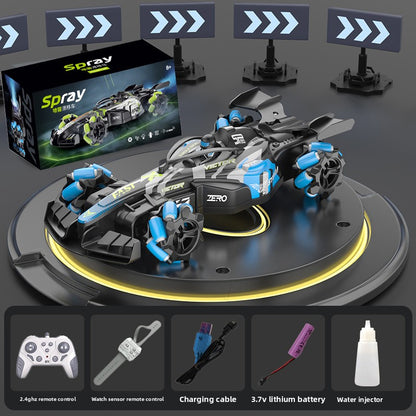 2.4G Remote Control Spray Stunt Drift Racing Toy Car